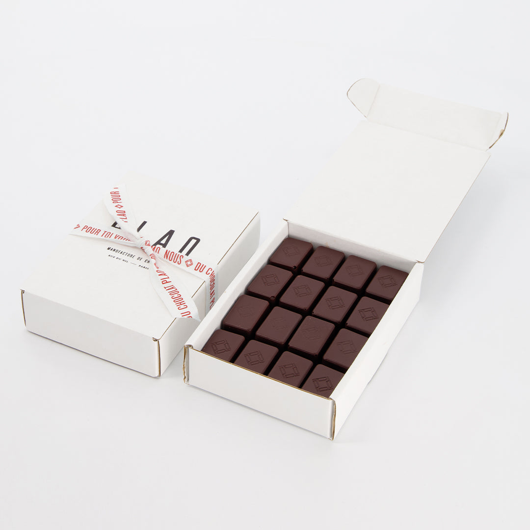 BONBONS ENROBÉS PUR NOIR MIX DE 4 PRALINÉS ORIGINAUX