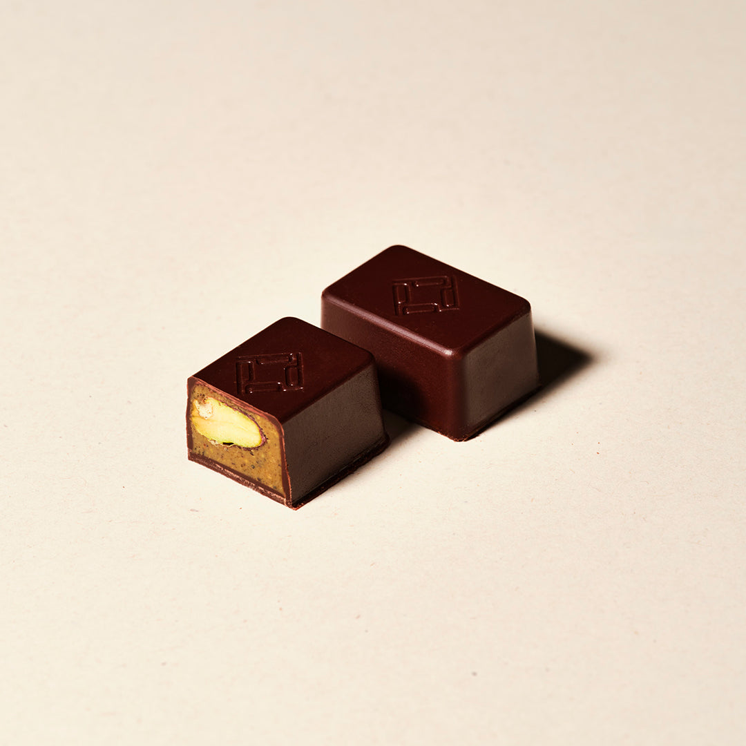 40 DARK CHOCOLATE COATED BONBONS MIX OF 4 PRALINE