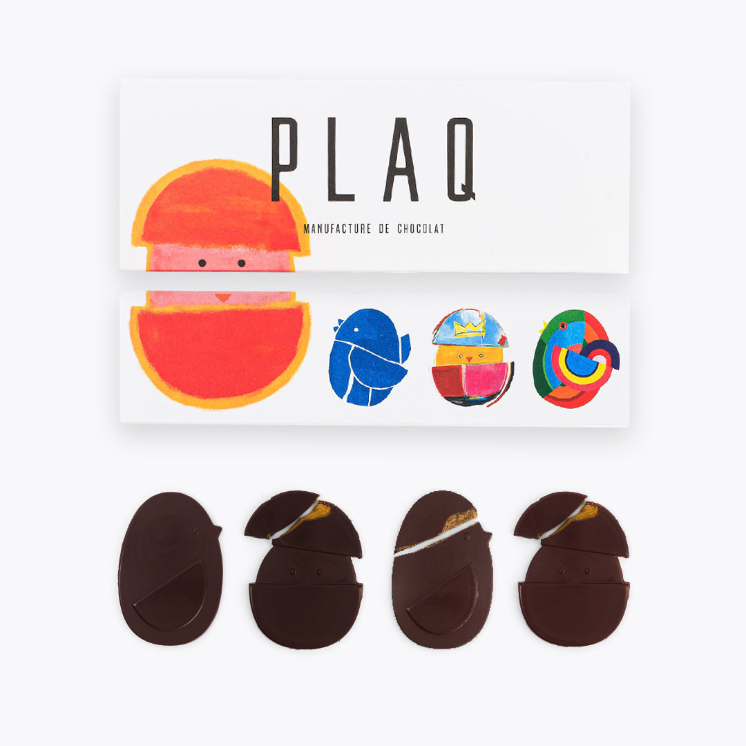 COFFRET ROUGE SUR NOIR SUR NOISETTE