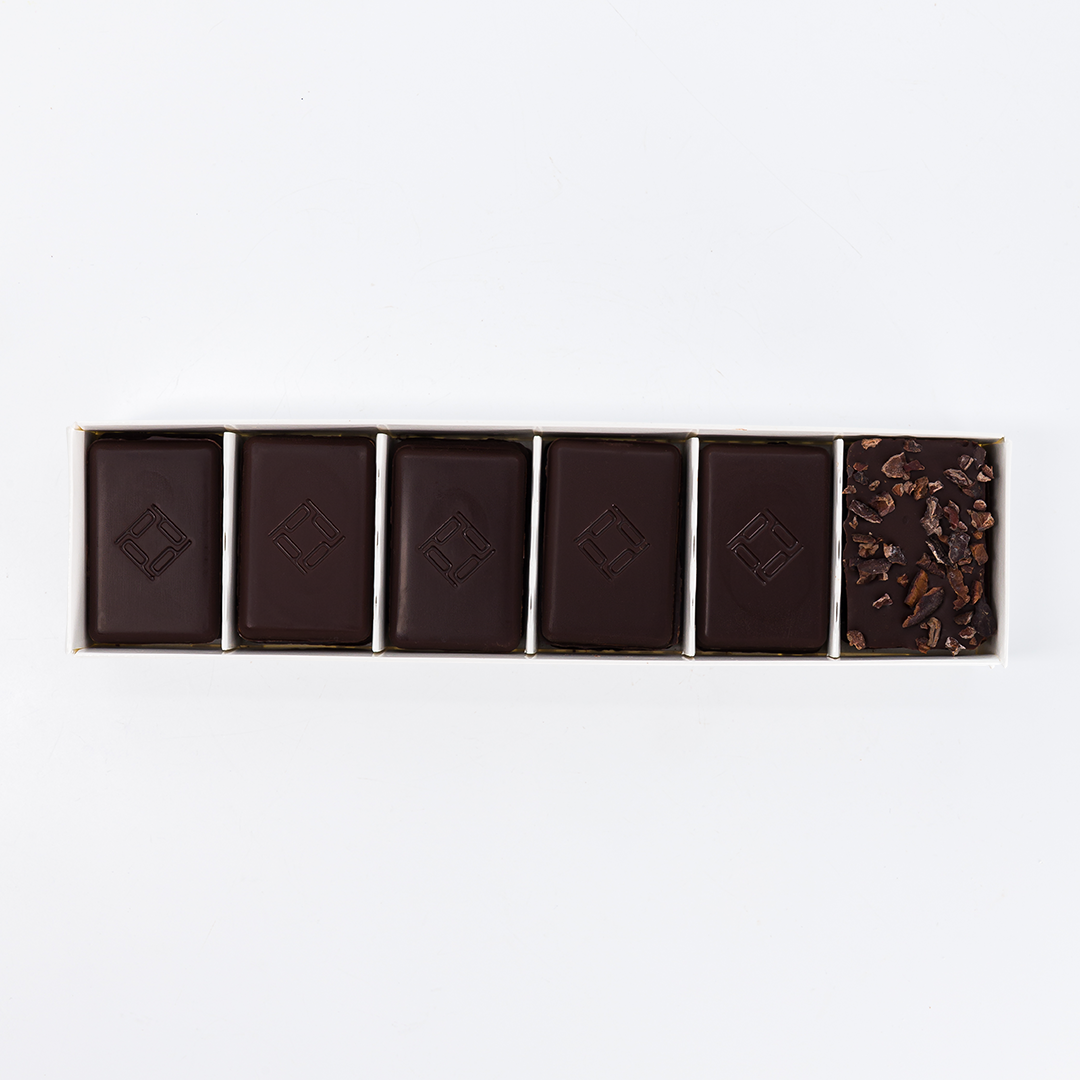 BOÎTE 45 NANO PLAQ CHOCOLAT NOIR