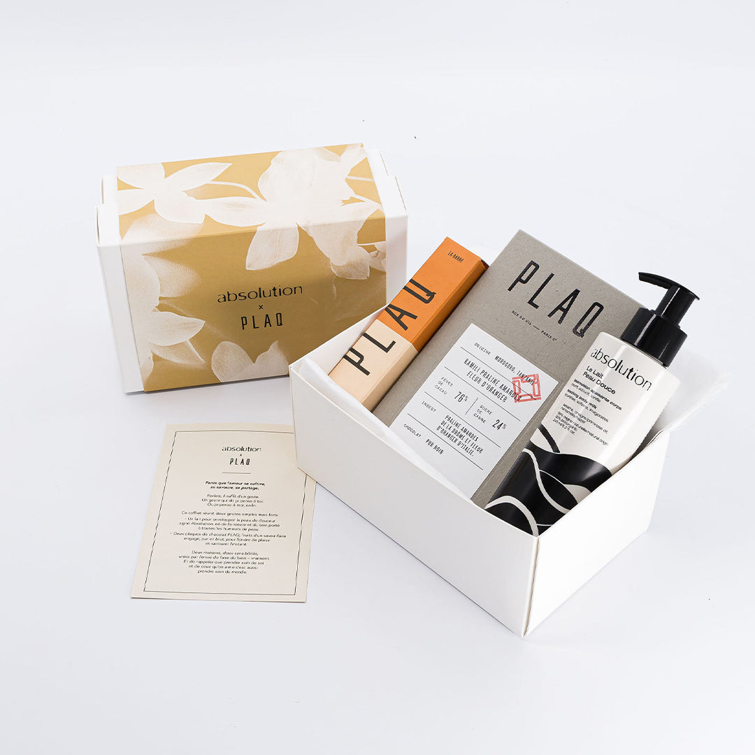 PLAQ x ABSOLUTION BOX