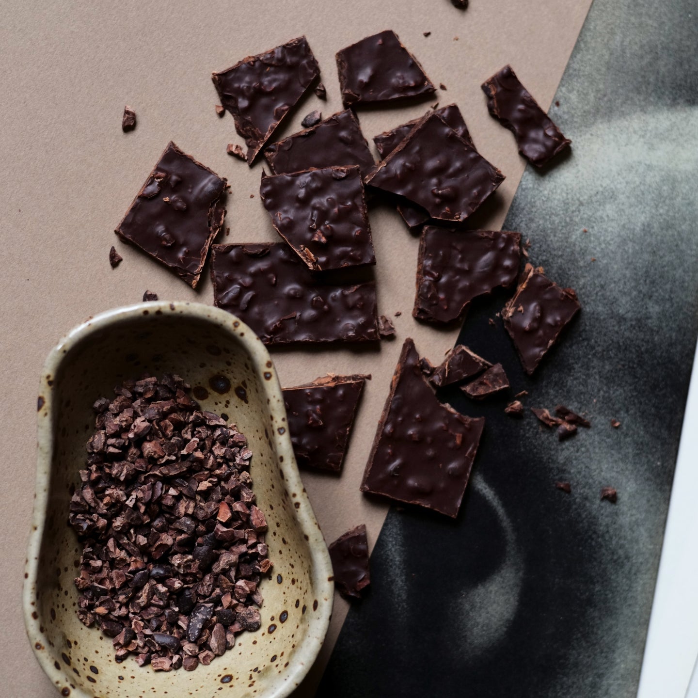BLACK FRAGMENTS OF CHUAO COCOA NIBS