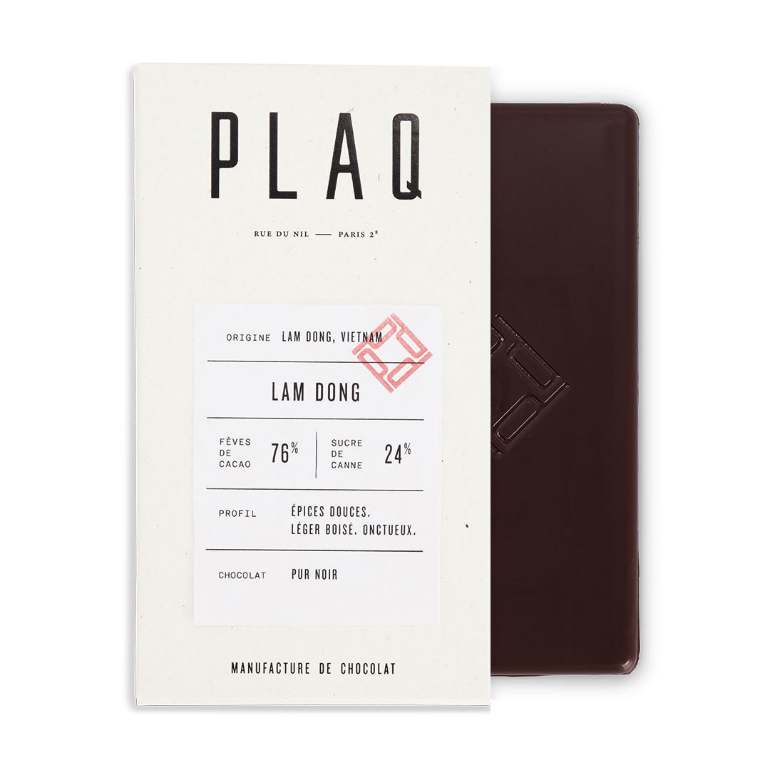 Tablette chocolat noir Lam Dong Vietnam