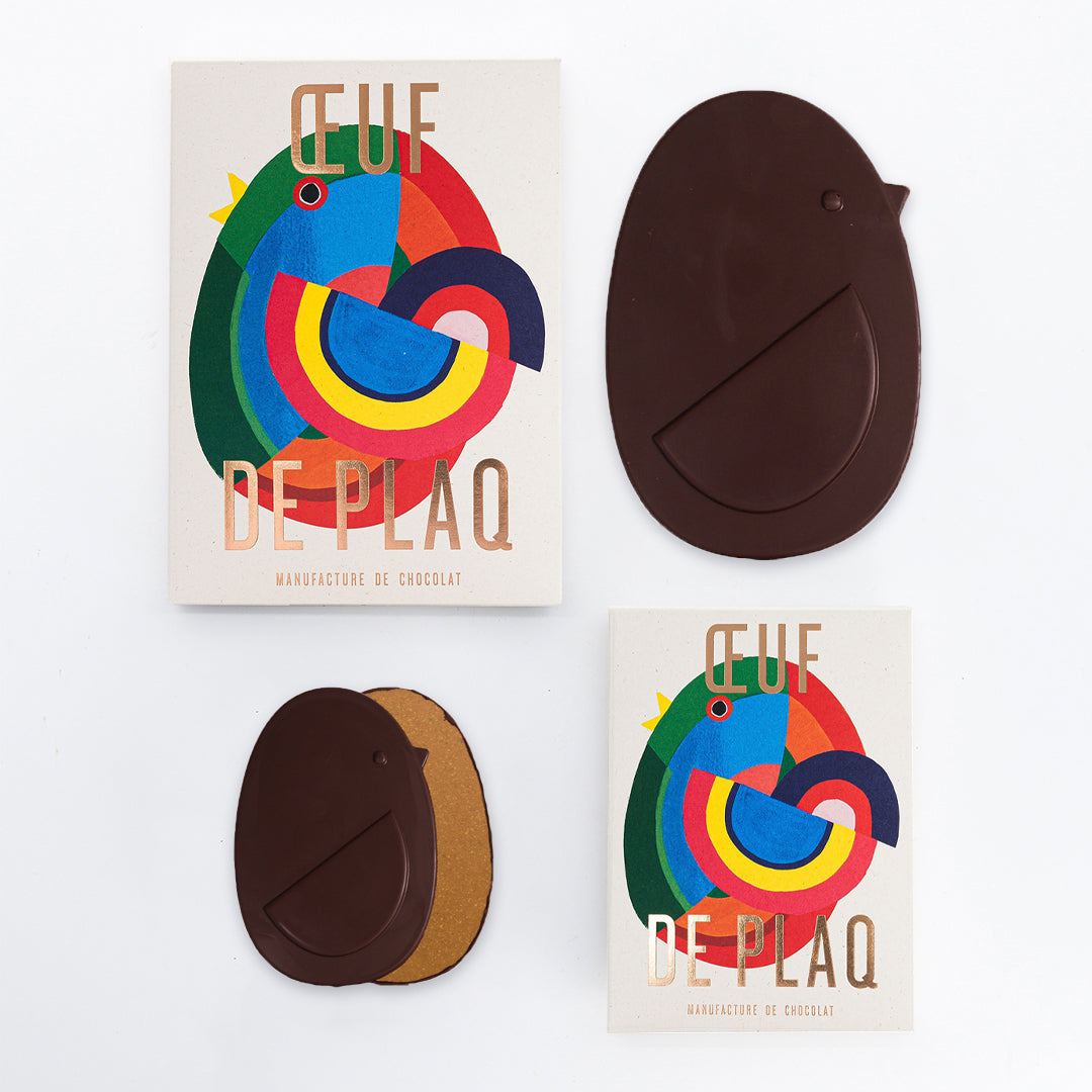 PETIT OEUF DE PLAQ PUR LAIT PRALINÉ NOISETTES