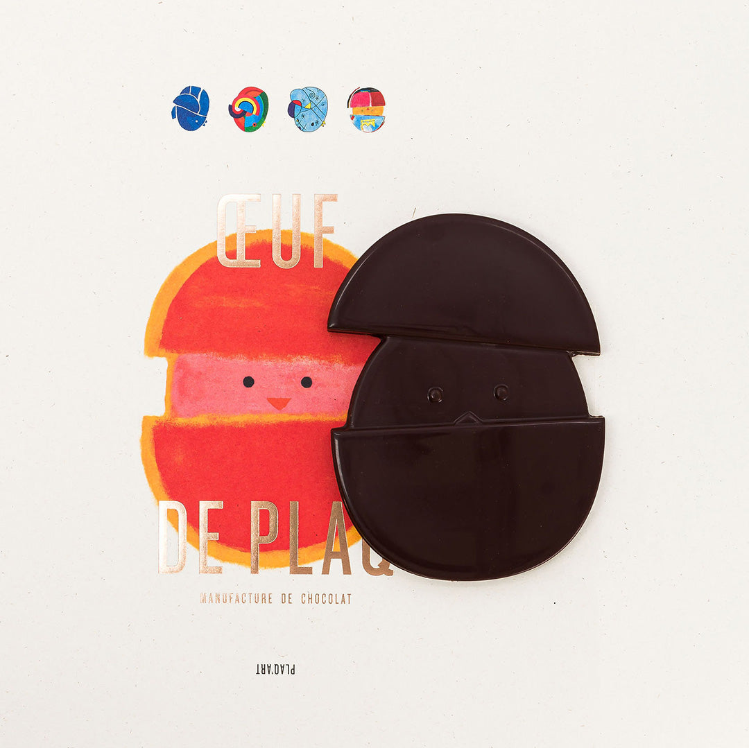 COFFRET ROUGE SUR NOIR SUR NOISETTE