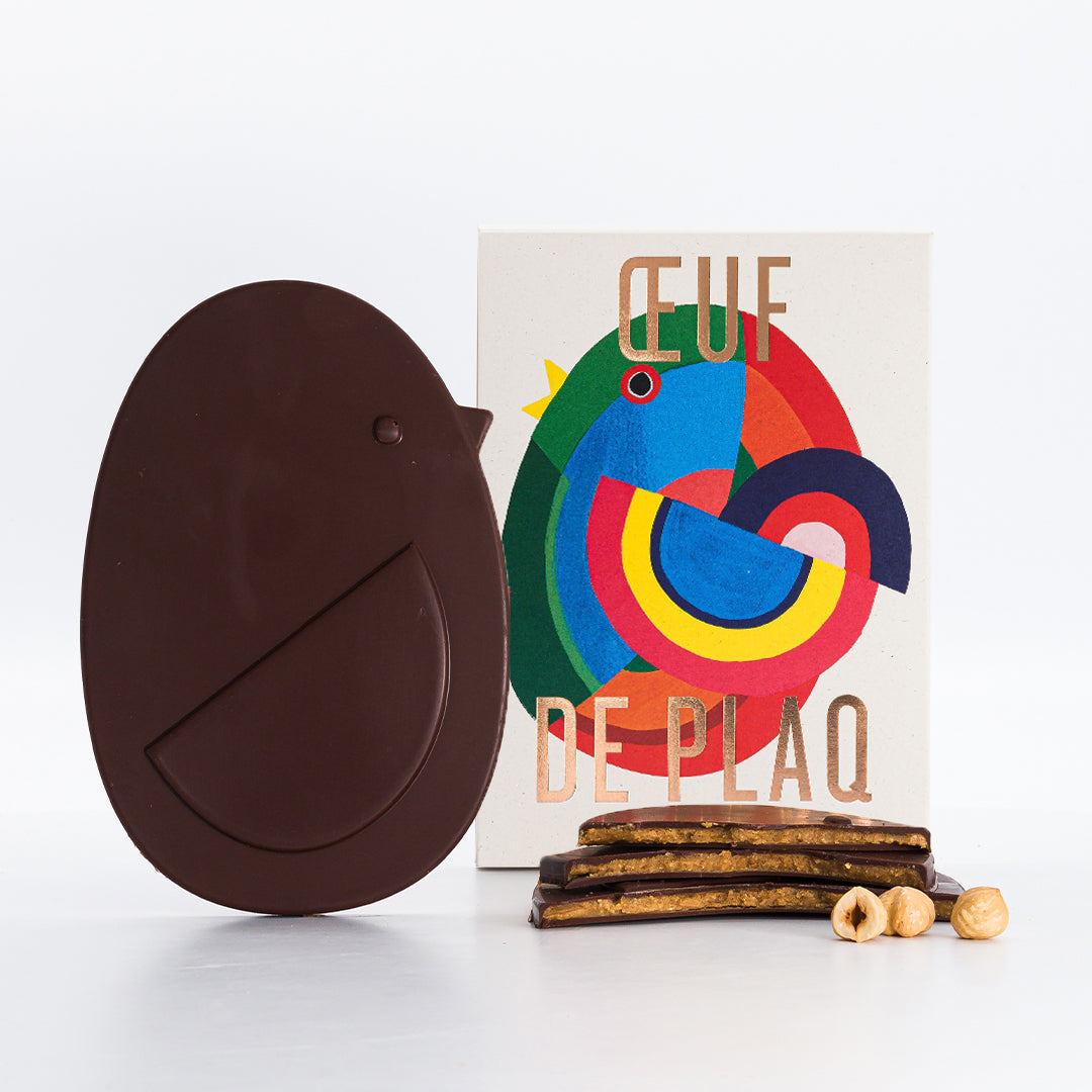PURE MILK EASTER EGG WITH HAZELNUT PRALINE