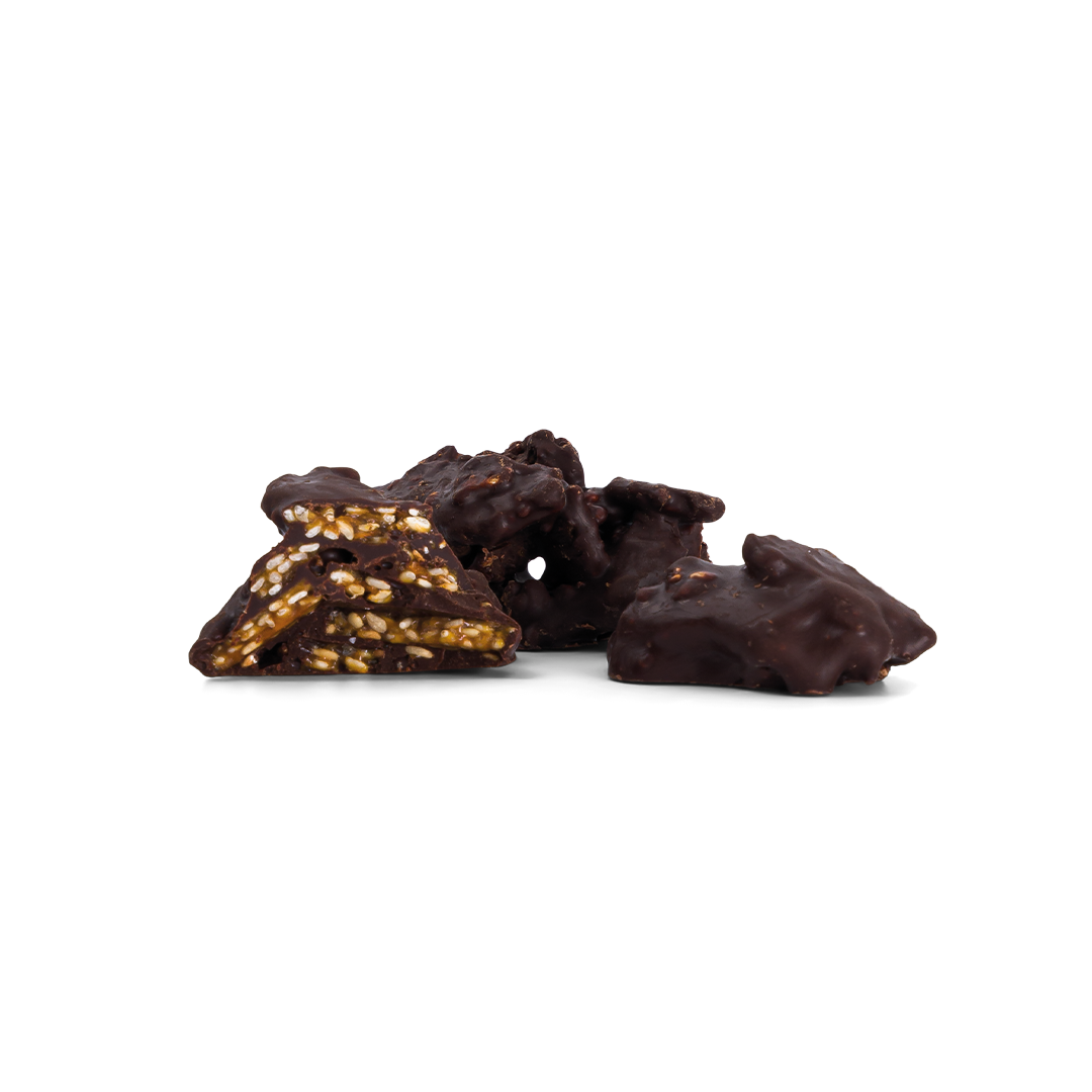 Sachet de rochers amandes au chocolat noir (100g)