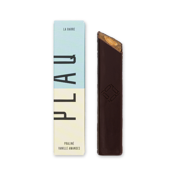 LA BARRE VANILLE PRALINÉ AMANDES ENROBÉE NOIR 1