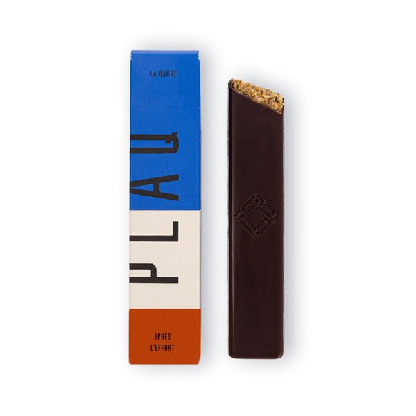 THE DARK CHOCOLATE ENROBED COCONUT PASSION FRUIT ALMOND PRALINE BAR