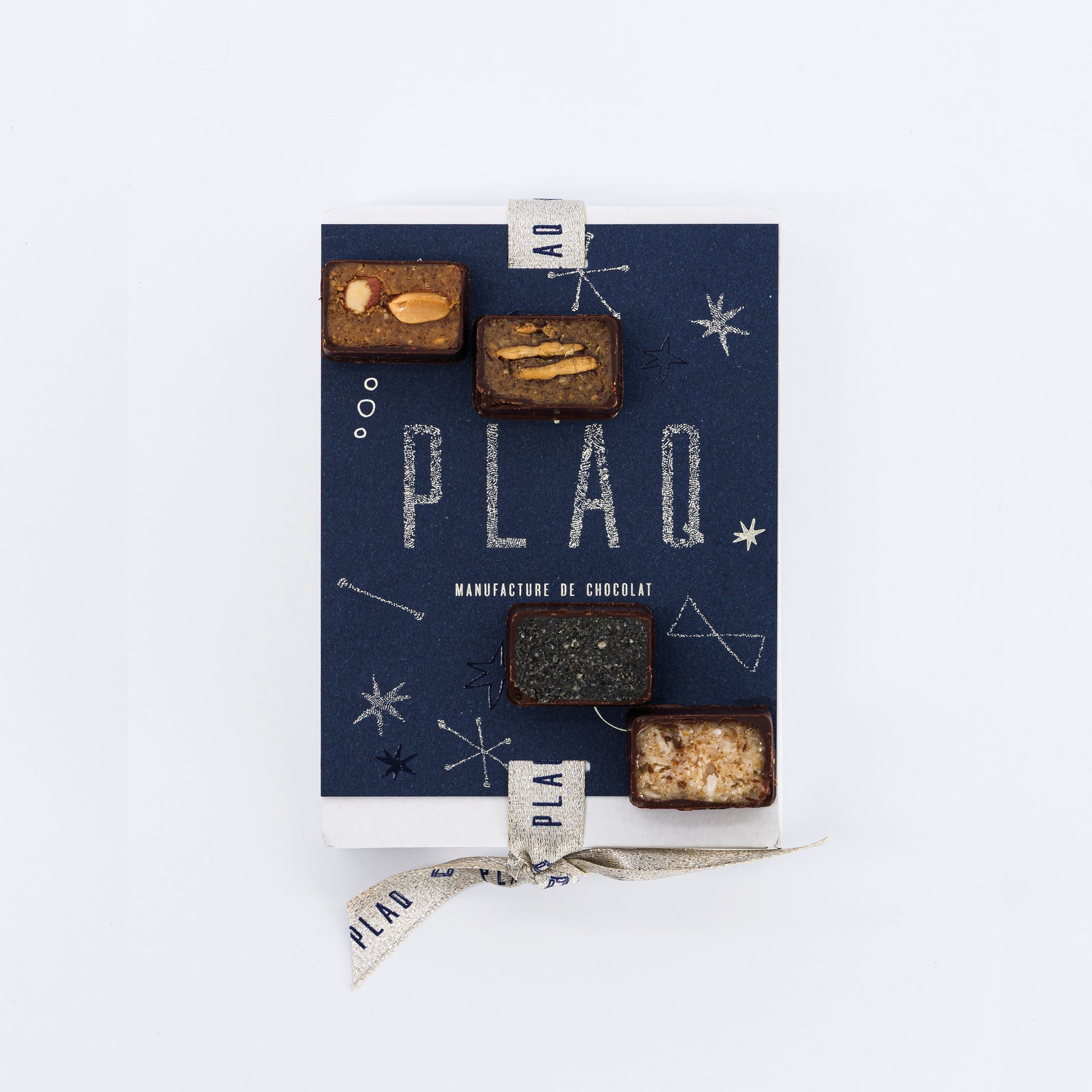 DARK COATED BONBONS MIX OF 4 ORIGINAL PRALINES