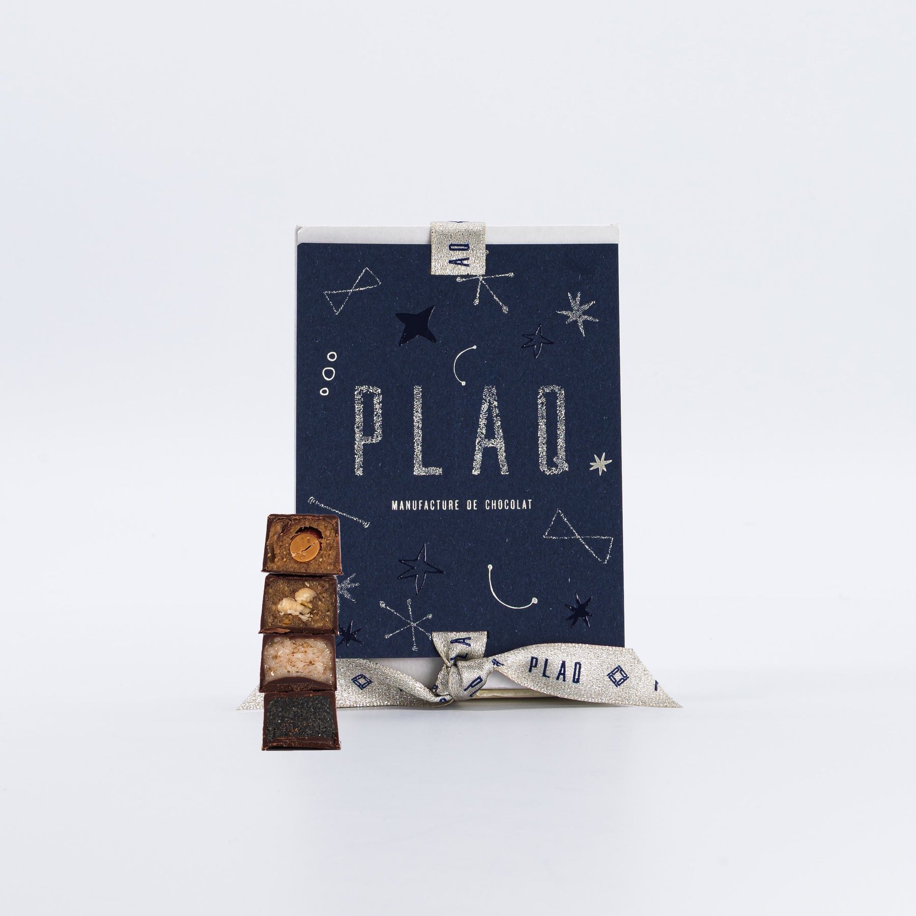 DARK COATED BONBONS MIX OF 4 ORIGINAL PRALINES