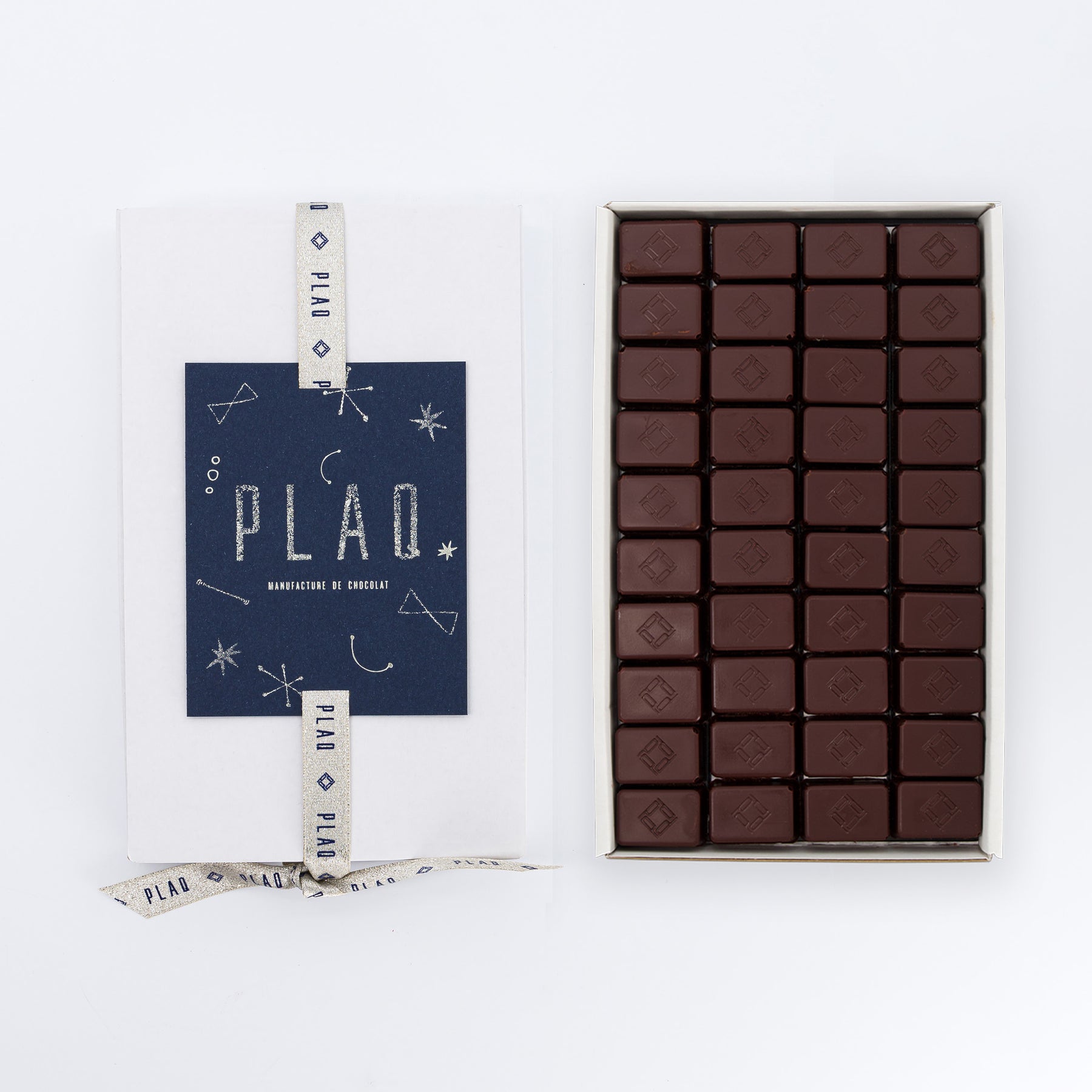 40 DARK CHOCOLATE COATED BONBONS MIX OF 4 PRALINE