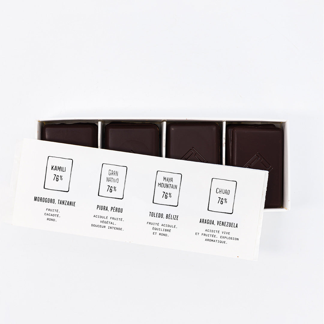 BOÎTE 32 NANO PLAQ CHOCOLAT