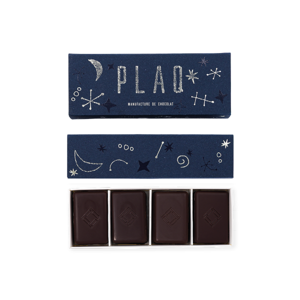 BOÎTE 32 NANO PLAQ CHOCOLAT TRÈS NOIR