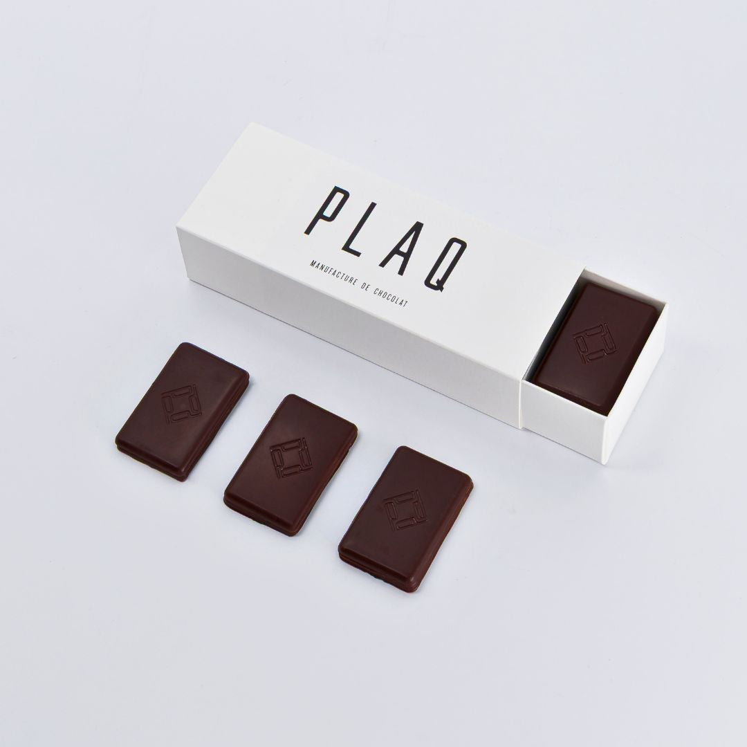 BOÎTE 32 NANO PLAQ CHOCOLAT TRÈS NOIR