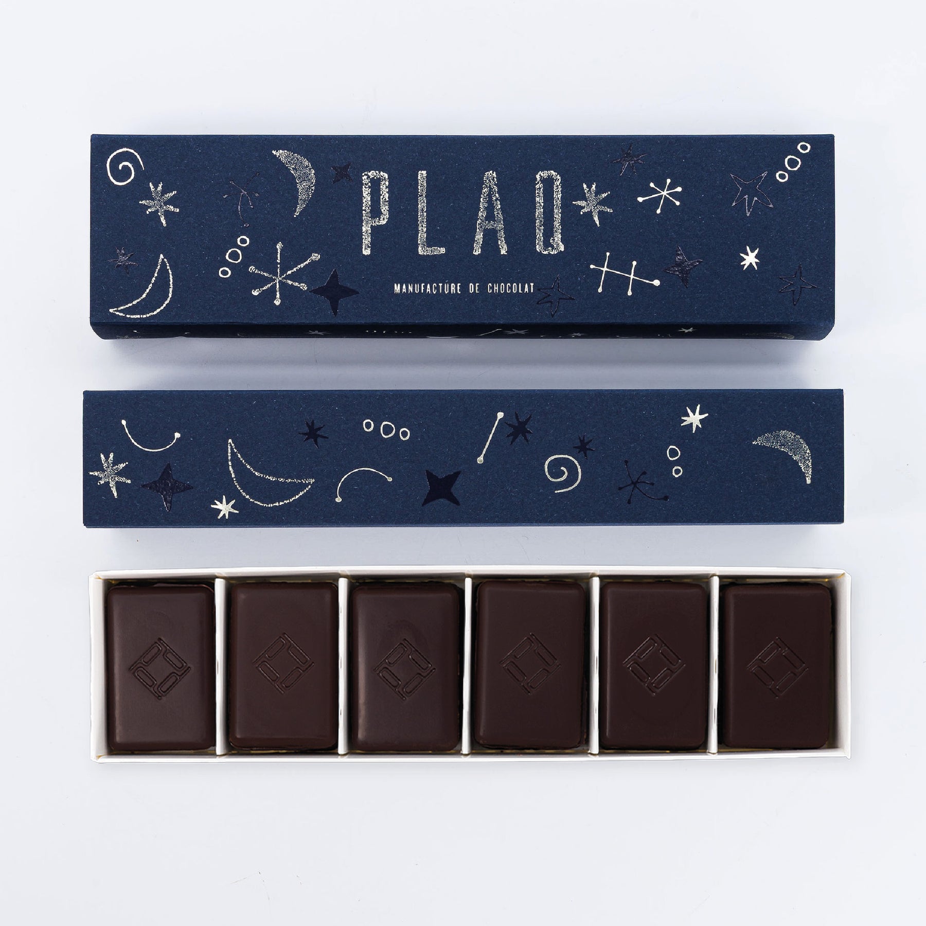 BOX 36 NANO DARK CHOCOLATE PRALINE HAZELNUTS PISTACHIO