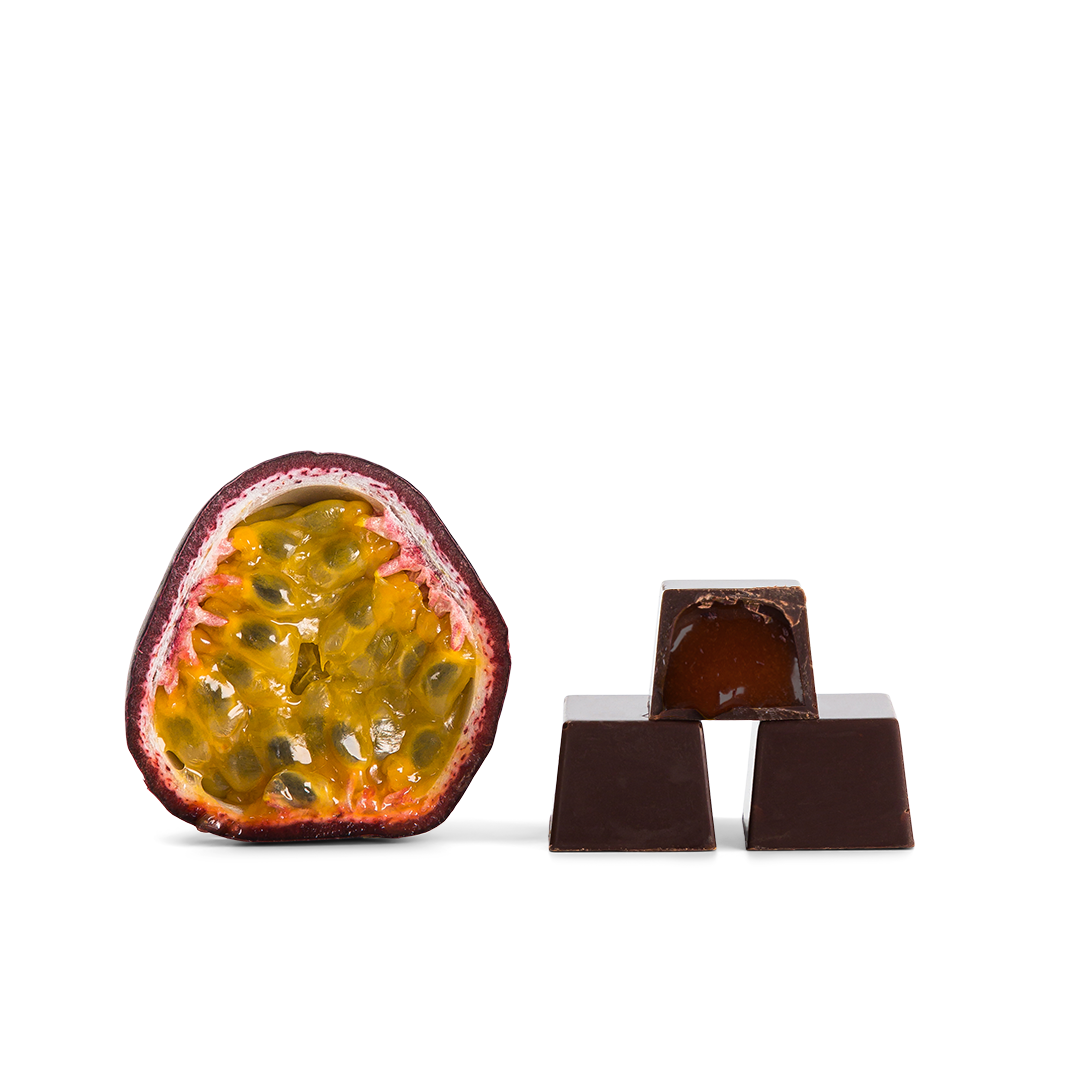 BONBONS ENROBÉS PUR NOIR CARAMEL PASSION