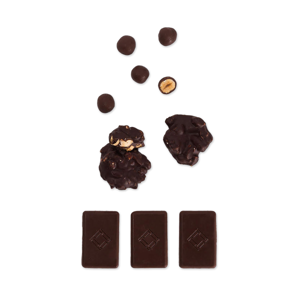 PLAQ BOÎTE MIX ARTISAN NOISETTES ENROBÉS ROCHERS NANO PLAQ

