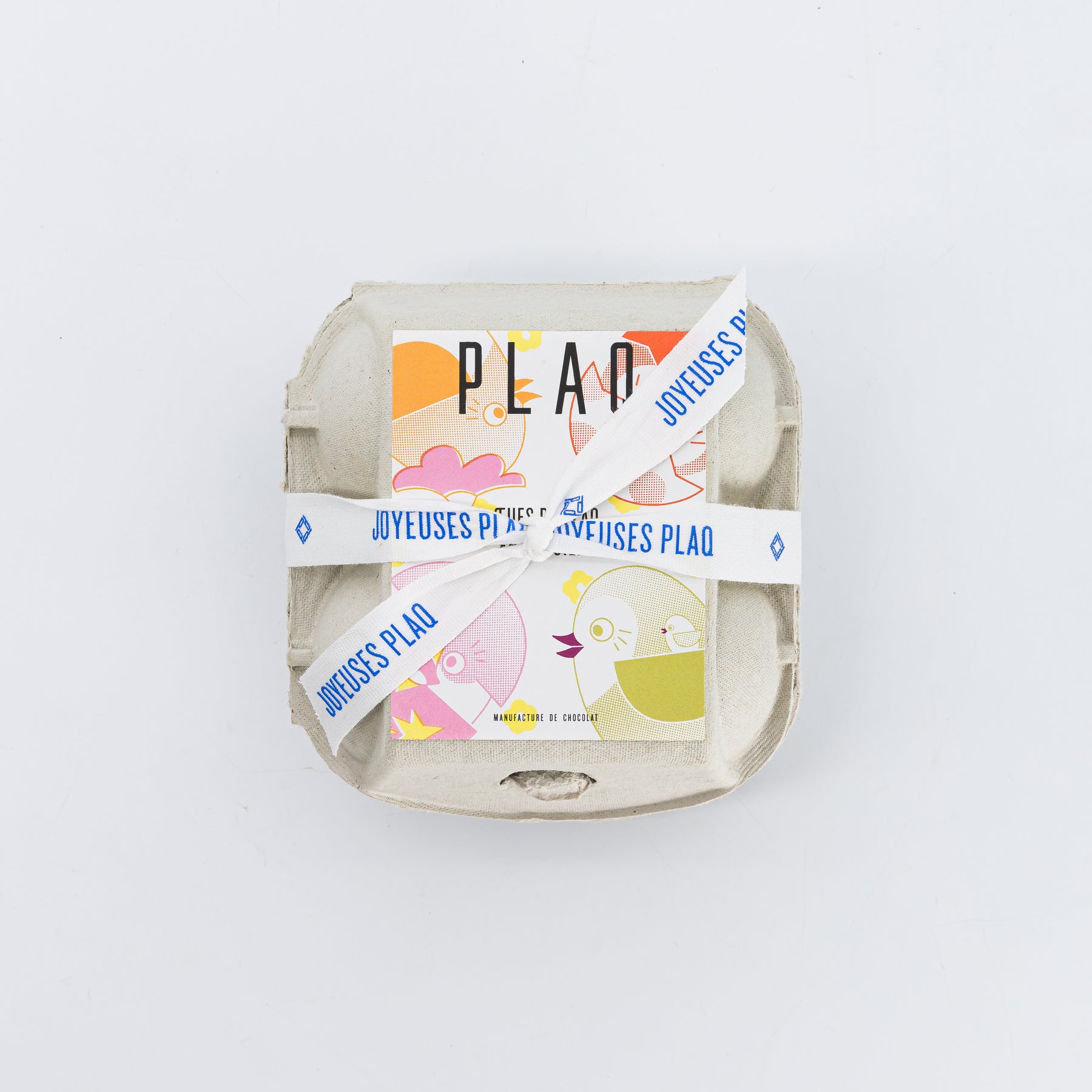 Boite quatre oeufs en coquille Pâques 2026