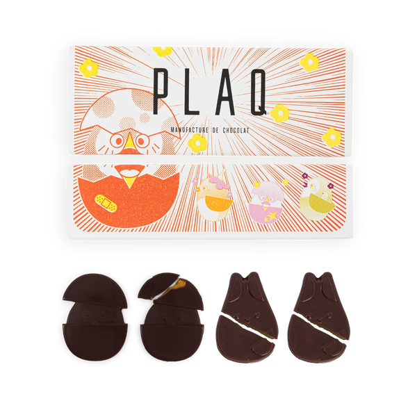 Boite nano noir lait noisettes Pâques 2026