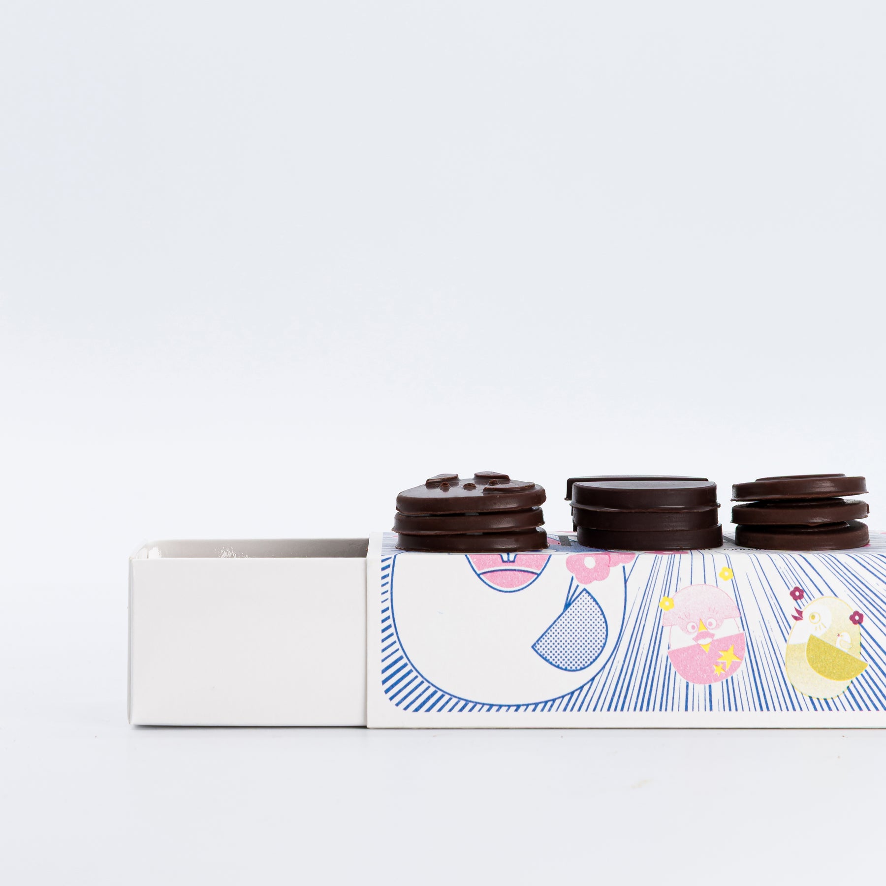 24 NANO ŒUFS DE PLAQ MIX NOIR ET LAIT