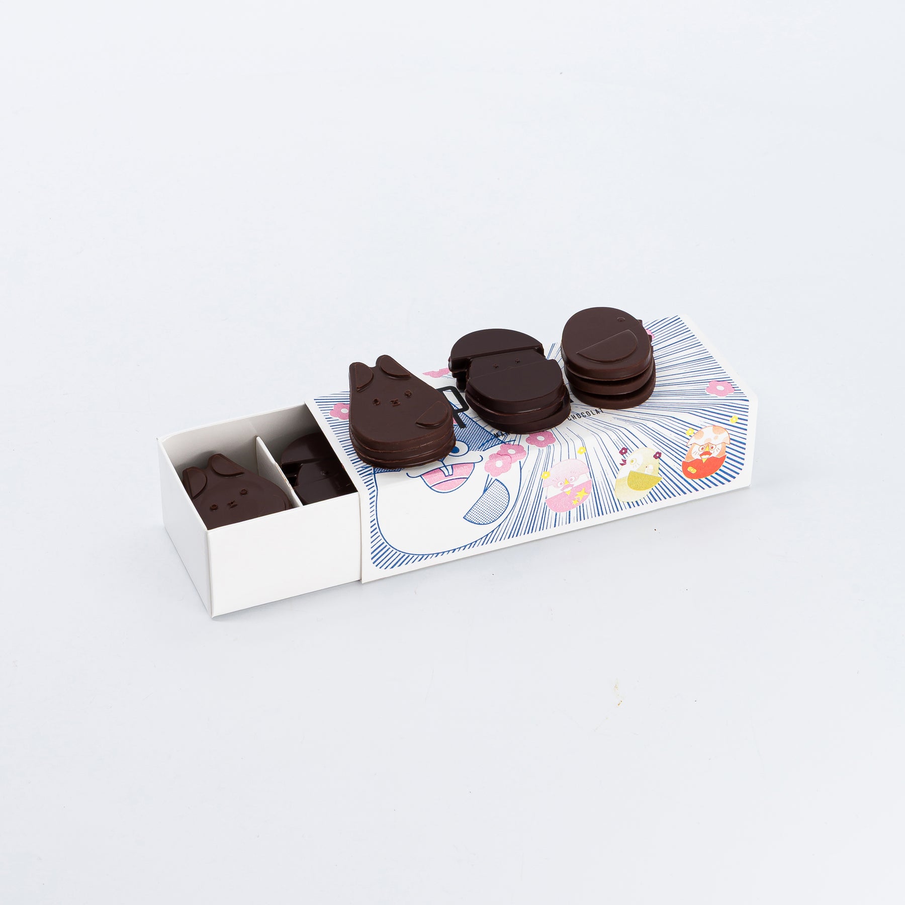 24 NANO ŒUFS DE PLAQ MIX NOIR ET LAIT