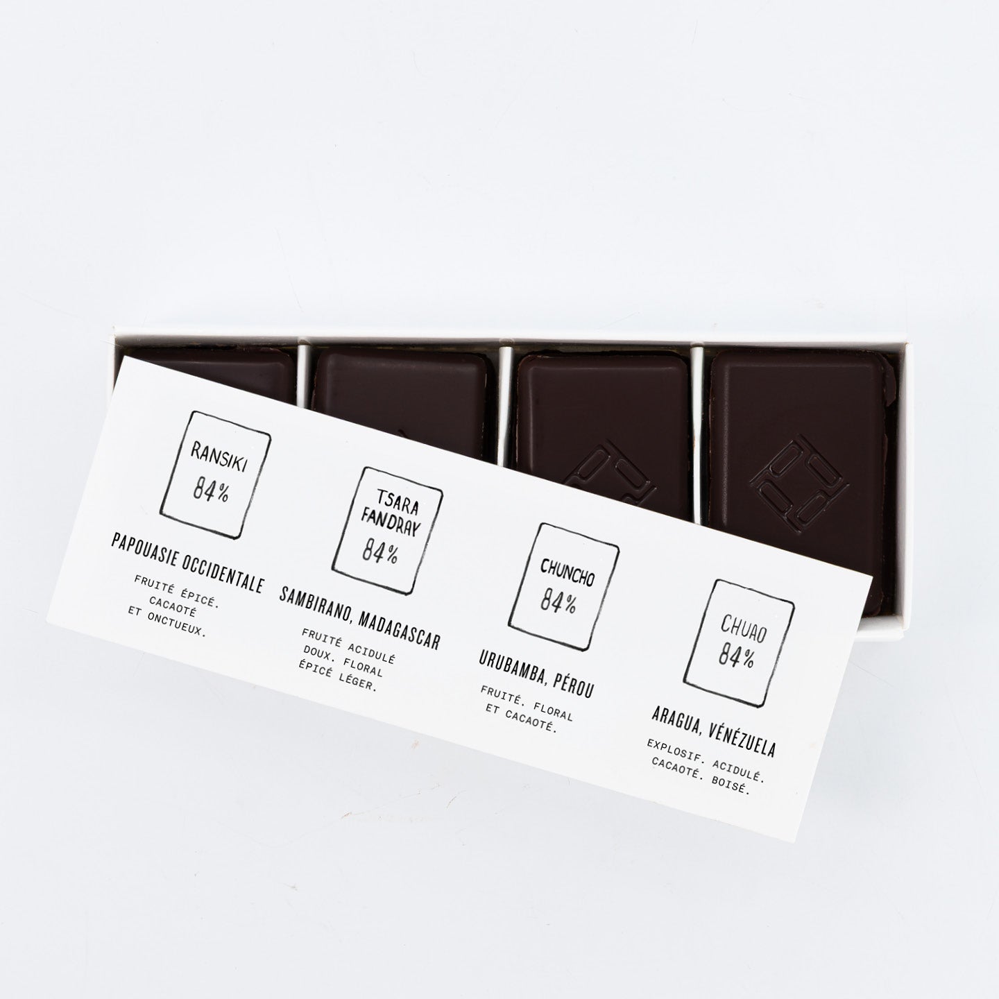 DISCOVERY BOX OF 32 VERY DARK CHOCOLATE NANO BARS 