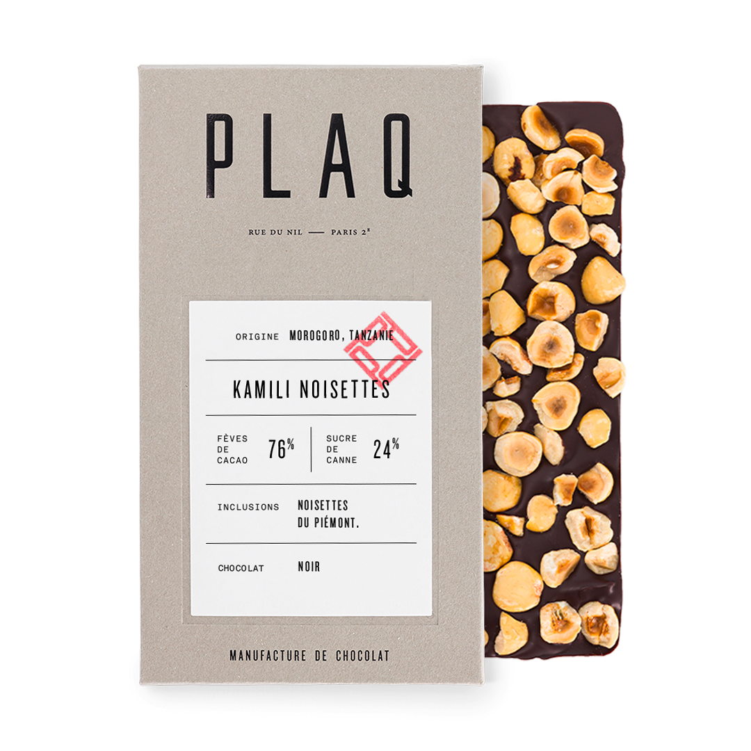 PLAQ KAMILI INCLUSION NOISETTES