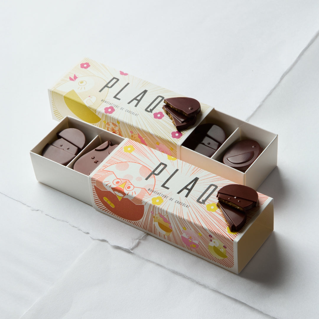 Boite nano noir noisettes pistache Pâques 2026