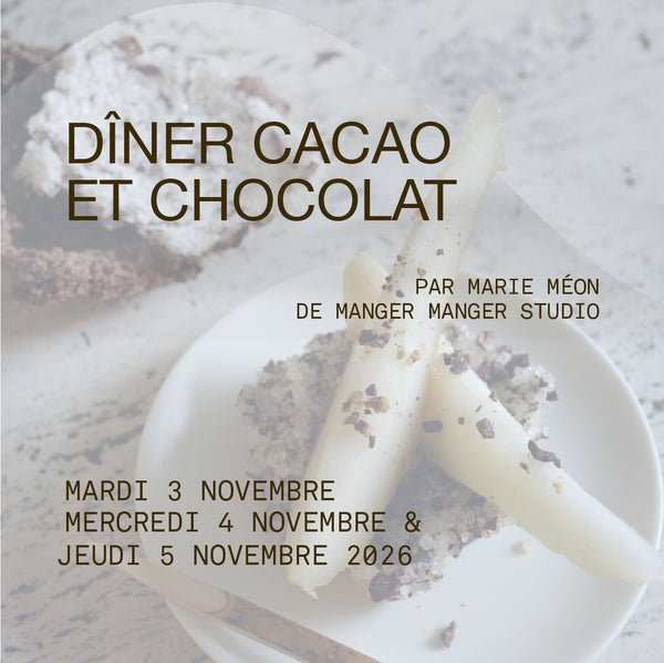 COCOA AND CHOCOLATE DINNER