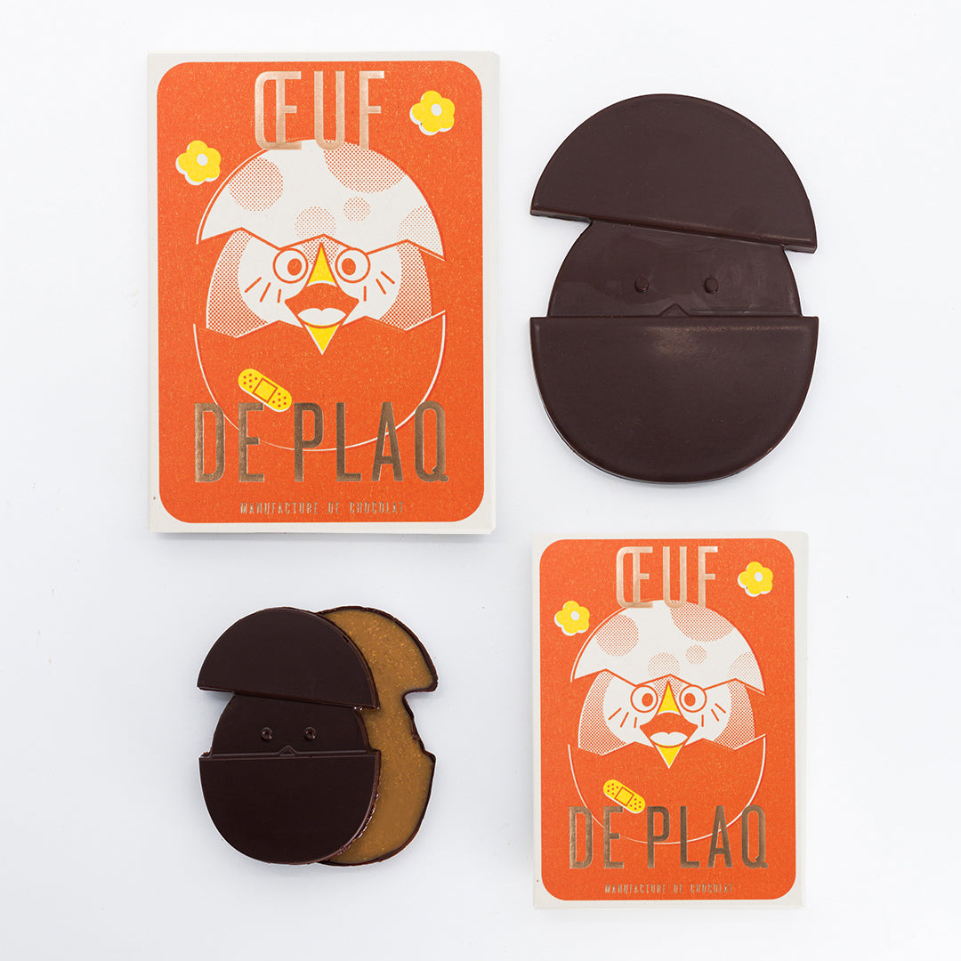 Oeuf de plaq praliné noisettes pâques 2026