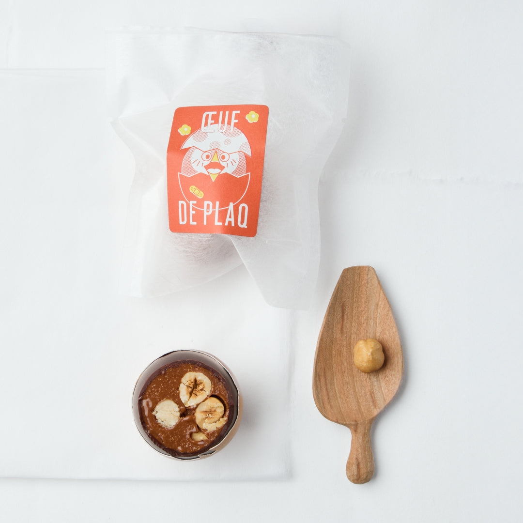 L'OEUF DE PLAQ EN COQUILLE NOISETTES