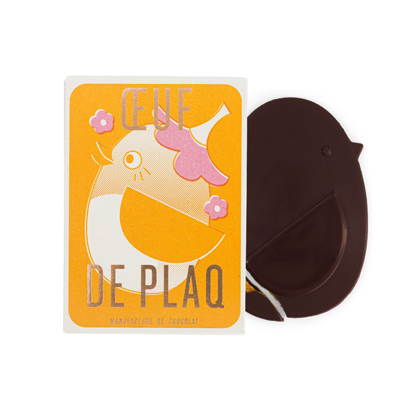 Petit oeuf de Plaq lait praliné noisettes Pâques 2026